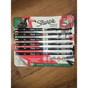 Sharpie Creative Markers Brush & Bullet Tips Assorted Colors 12 Ct